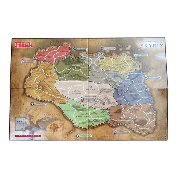 Risk The Elder Scrolls V Skyrim Board Game *READ* - Picture 7 of 16